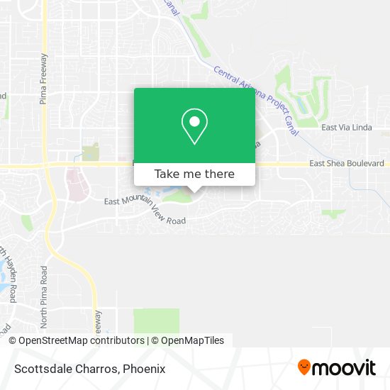 Scottsdale Charros map