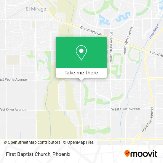First Baptist Church map