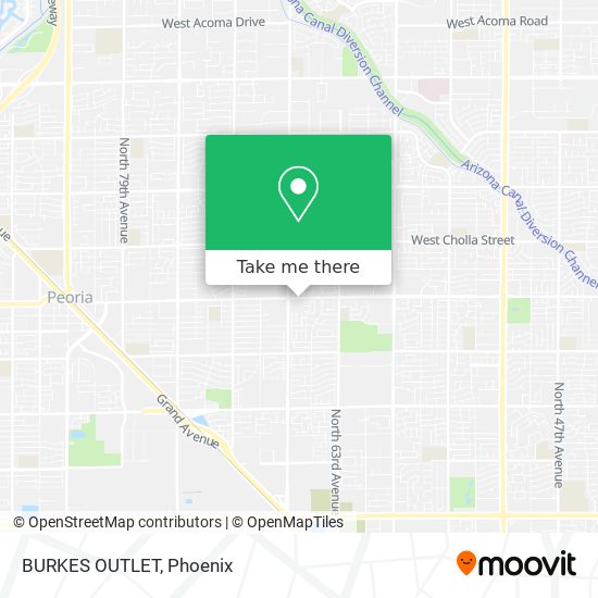 BURKES OUTLET map