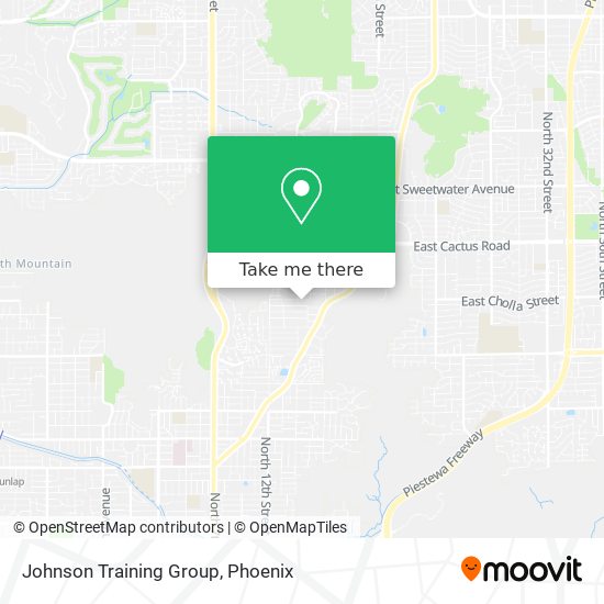 Johnson Training Group map