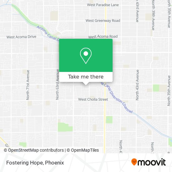 Fostering Hope map