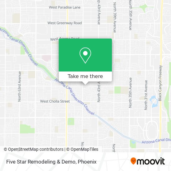 Five Star Remodeling & Demo map