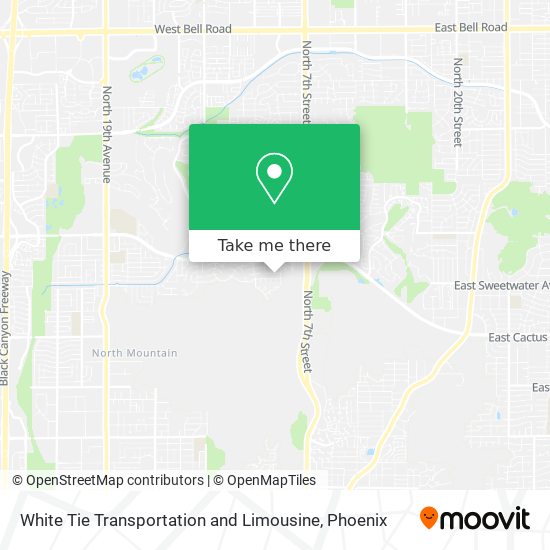 White Tie Transportation and Limousine map