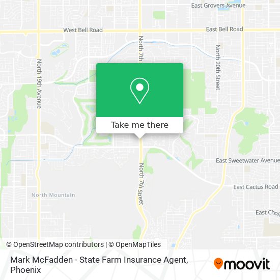 Mark McFadden - State Farm Insurance Agent map
