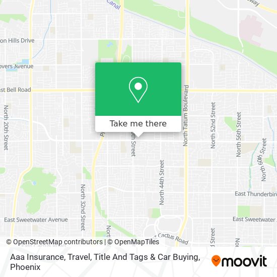 Aaa Insurance, Travel, Title And Tags & Car Buying map