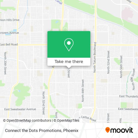 Connect the Dots Promotions map