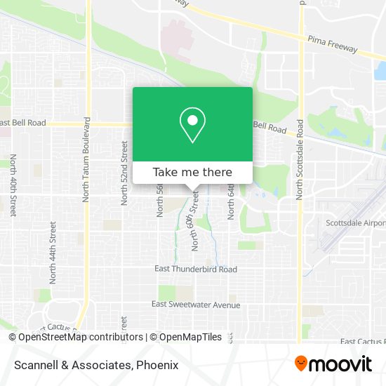 Mapa de Scannell & Associates