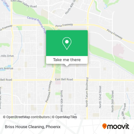 Briss House Cleaning map