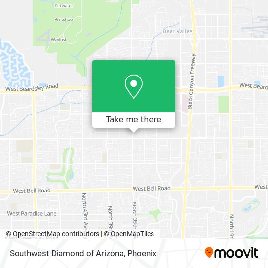 Mapa de Southwest Diamond of Arizona