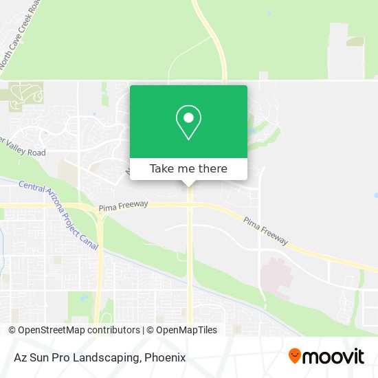 Az Sun Pro Landscaping map