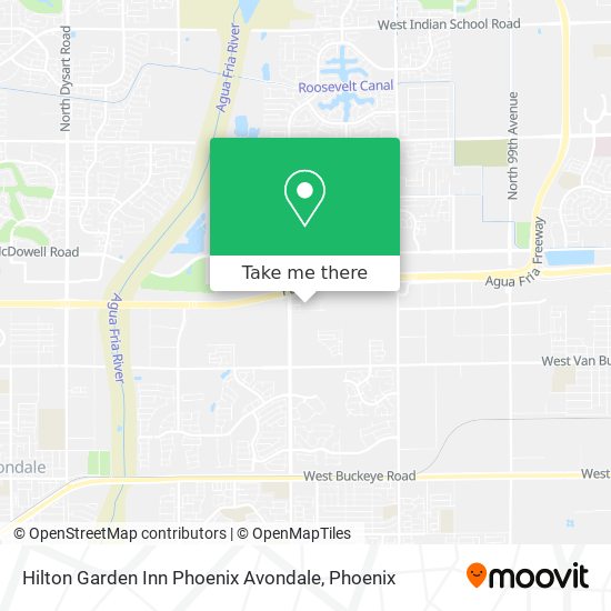 Mapa de Hilton Garden Inn Phoenix Avondale
