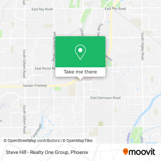 Steve Hill - Realty One Group map