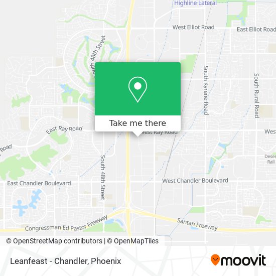 Leanfeast - Chandler map