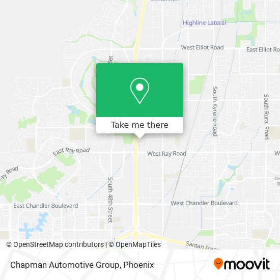 Chapman Automotive Group map