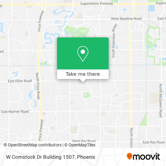 W Comstock Dr Building 1507 map