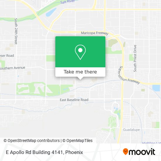 E Apollo Rd Building 4141 map