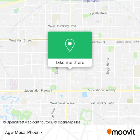 Agw Mesa map