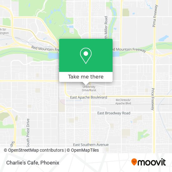 Mapa de Charlie's Cafe
