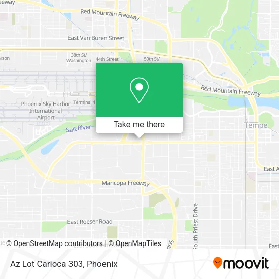 Az Lot Carioca 303 map