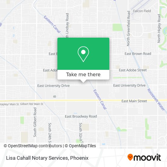 Mapa de Lisa Cahall Notary Services