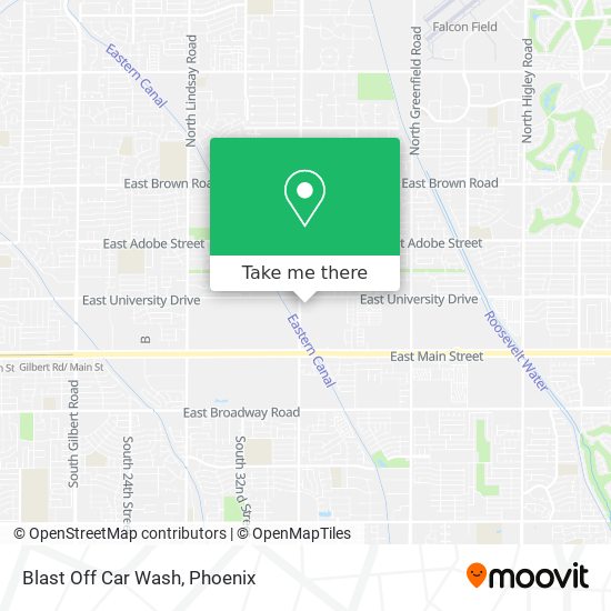 Mapa de Blast Off Car Wash
