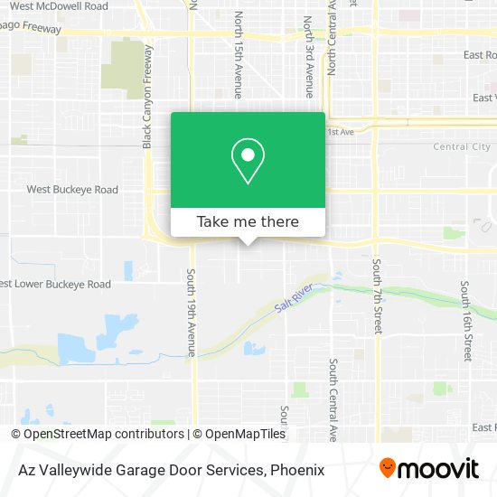 Az Valleywide Garage Door Services map