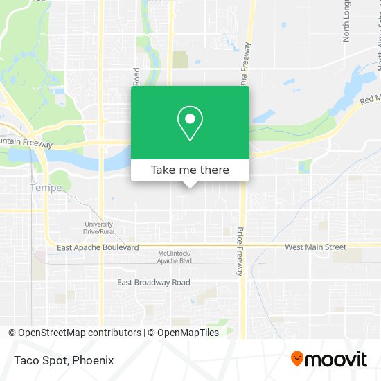 Taco Spot map
