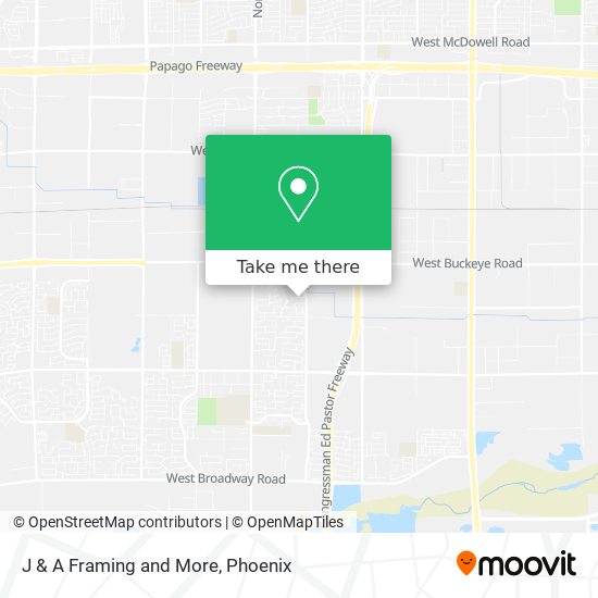 J & A Framing and More map