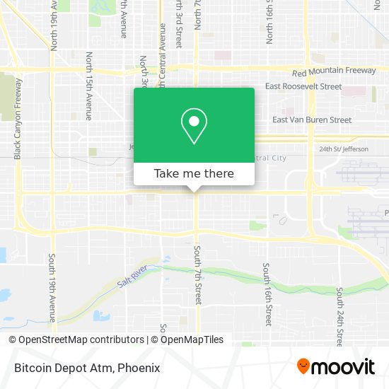 Mapa de Bitcoin Depot Atm