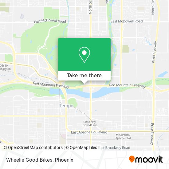 Wheelie Good Bikes map