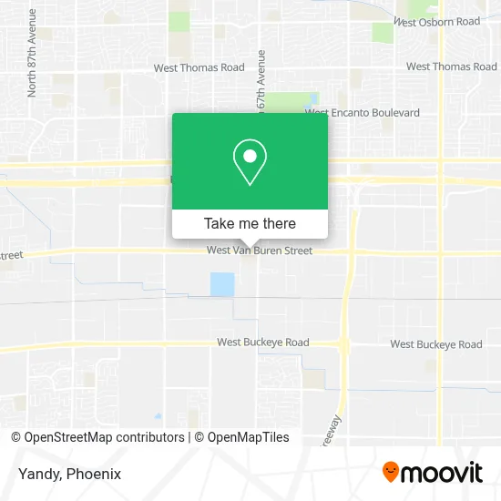 Yandy map