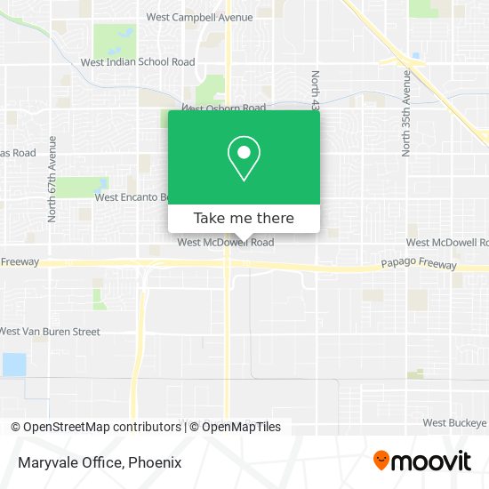 Mapa de Maryvale Office