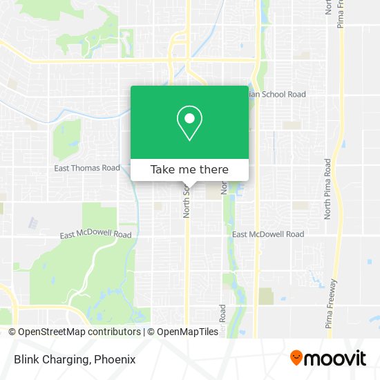 Blink Charging map