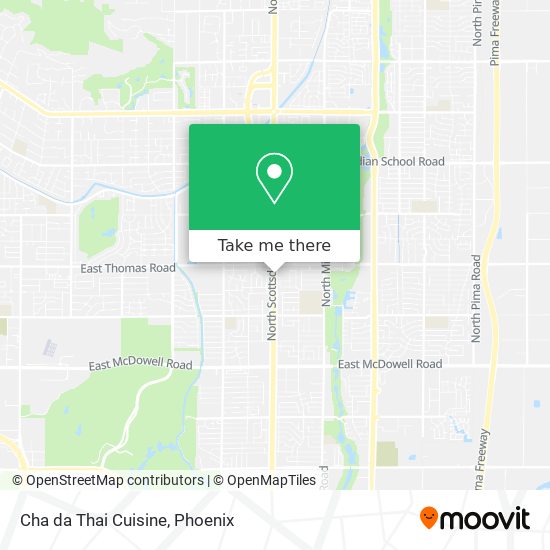 Cha da Thai Cuisine map