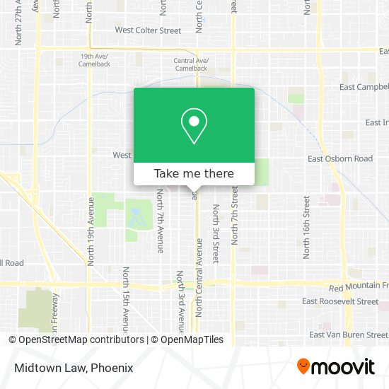 Midtown Law map