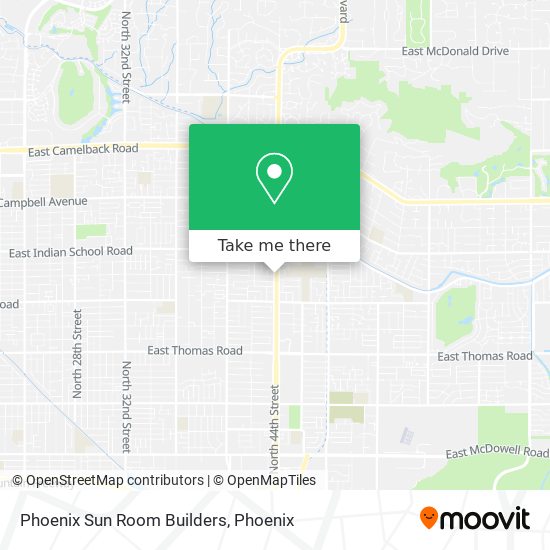 Phoenix Sun Room Builders map