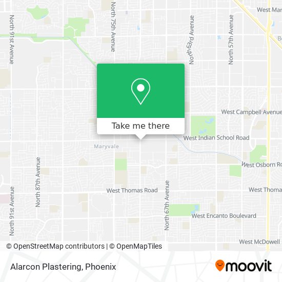 Alarcon Plastering map