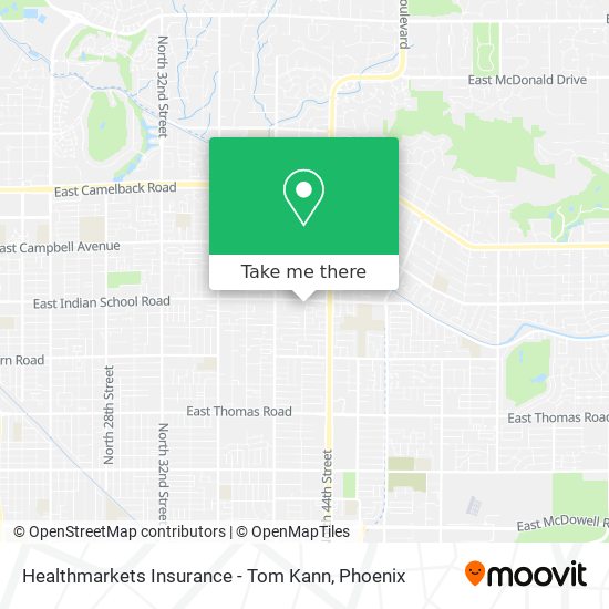 Healthmarkets Insurance - Tom Kann map