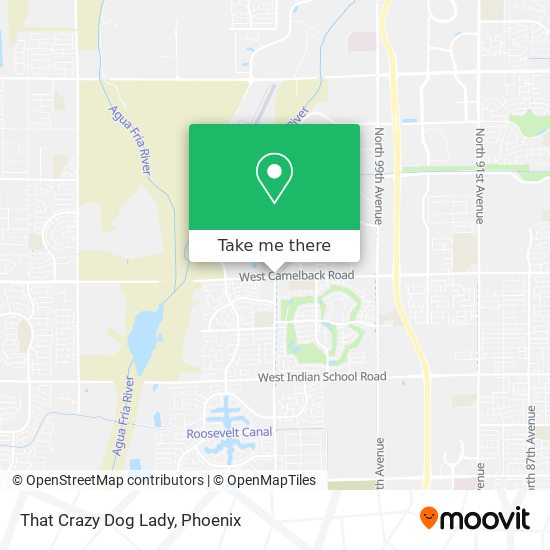 That Crazy Dog Lady map