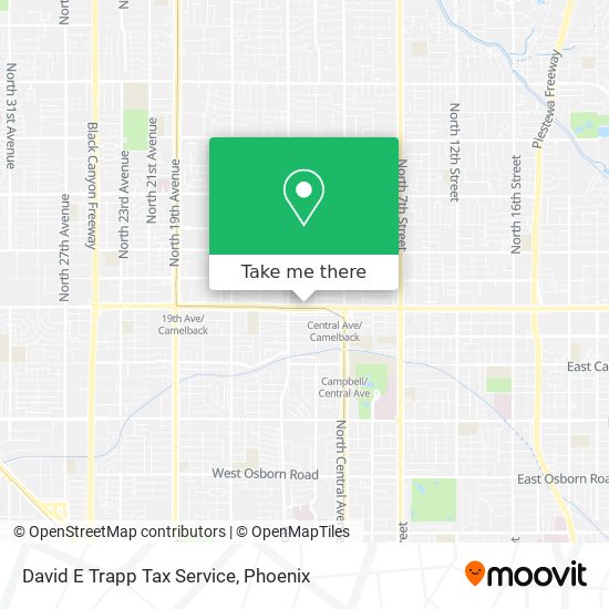 David E Trapp Tax Service map