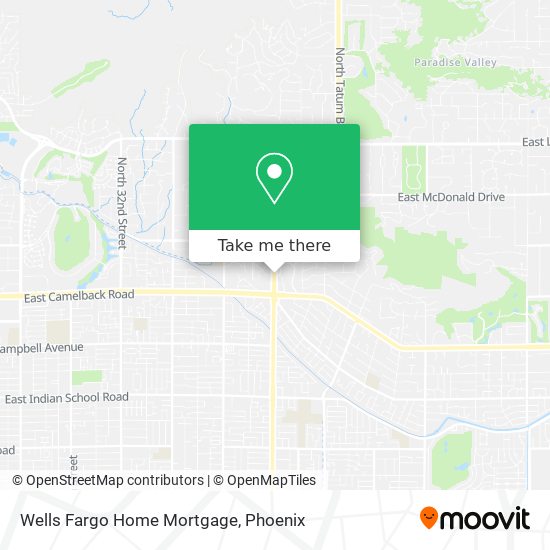 Wells Fargo Home Mortgage map