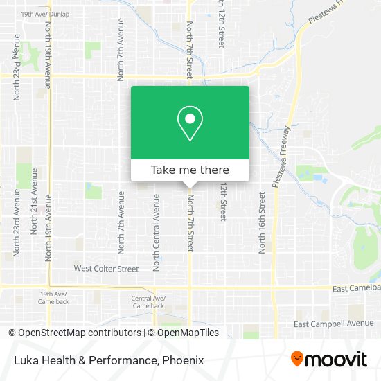 Luka Health & Performance map