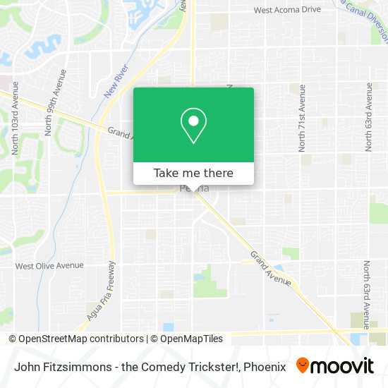 John Fitzsimmons - the Comedy Trickster! map