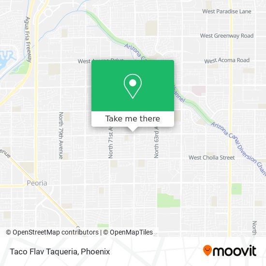 Mapa de Taco Flav Taqueria