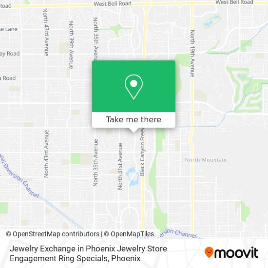 Jewelry Exchange in Phoenix Jewelry Store Engagement Ring Specials map