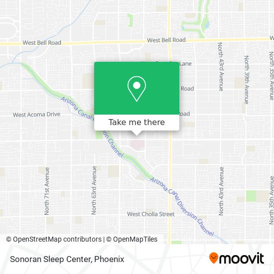 Sonoran Sleep Center map