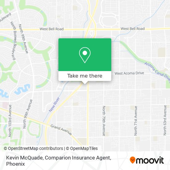 Kevin McQuade, Comparion Insurance Agent map