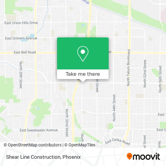 Shear Line Construction map