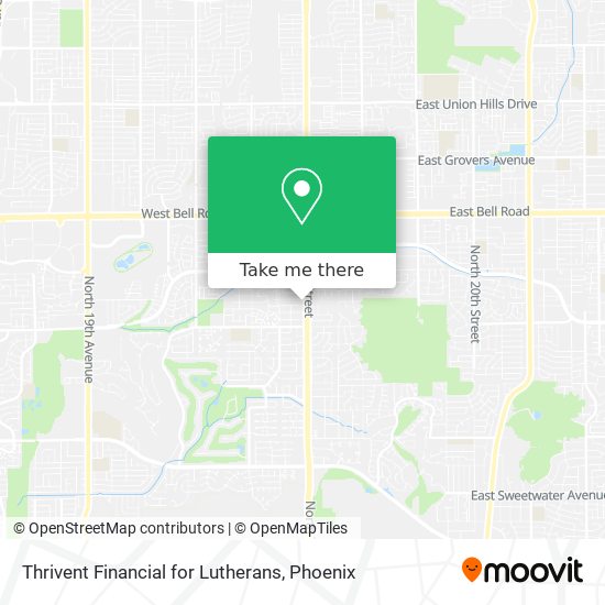 Mapa de Thrivent Financial for Lutherans