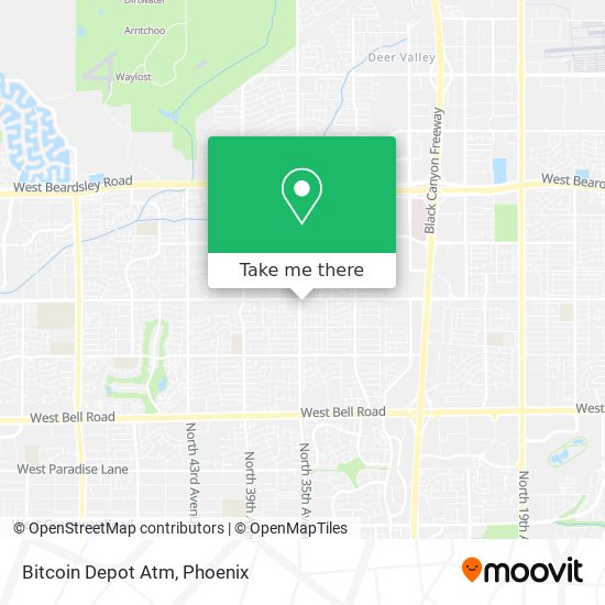 Mapa de Bitcoin Depot Atm